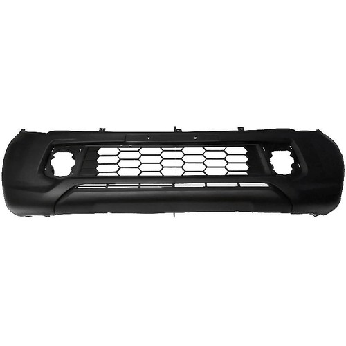 Front bumper black without - front,