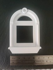 1 Arched Window Frame, Dolls House DIY Fixture & Fittings 1:16 Scale 6x9cm