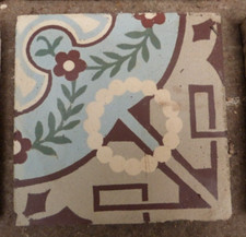 Antique 6x6 Tile Art Deco