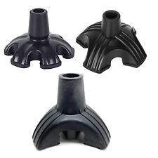 Walking Stick Rubber End Quad - 6 Foot  Ferrule Sizes 19mm for Extra Support