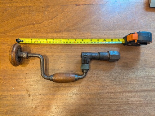 Vintage ratchet auger brace - vintage, by