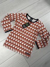 Bnwt Villervalla Fox Print Top