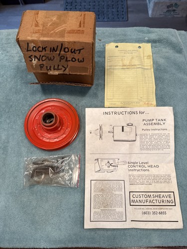 Vintage plow sheave pulley - sheave,