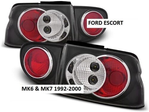 Black rear lights for ford - black,