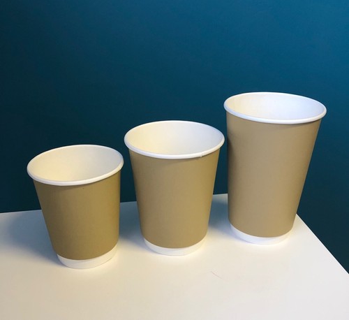Paper coffee cups - paper, wall