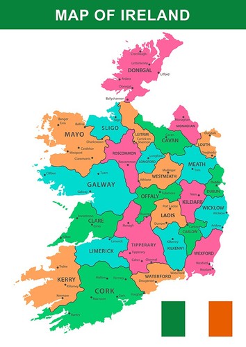 Poster print graphic - graphic, geography