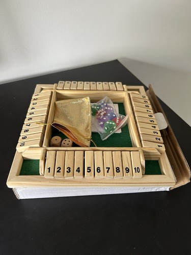 Shut the box wooden - shut, game