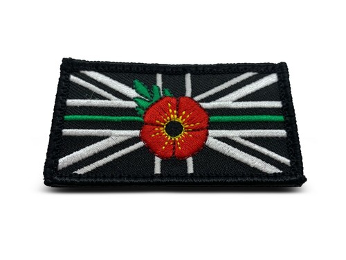 Ambulance poppy green line - poppy,