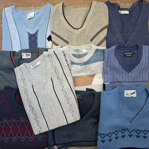 Vintage funky pattern jumpers - funky,