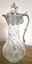 SILVER PLATED CLARET JUG