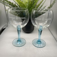 2 X Bombay Sapphire Large 62cl Balloon Gin Glas New unused Fast Delivery Gift