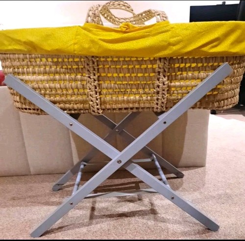 Wicker oval moses basket - moses,