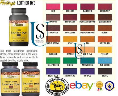 Fiebings leather dye - dye, dyes