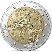 France 2 Euro Commemorative Coin 2024 - Olympic Games Paris 2024. Uncirculated.