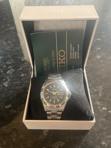 Seiko men kinetic - used, )seiko