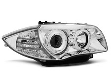 Фары for BMW 1 серии E87 E81 04-11 Angel Eyes Chrome SONAR LHD LPBM79EG XINO