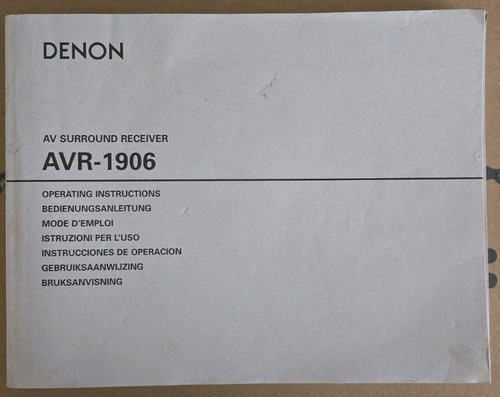 Denon avr 1906 surround - av,