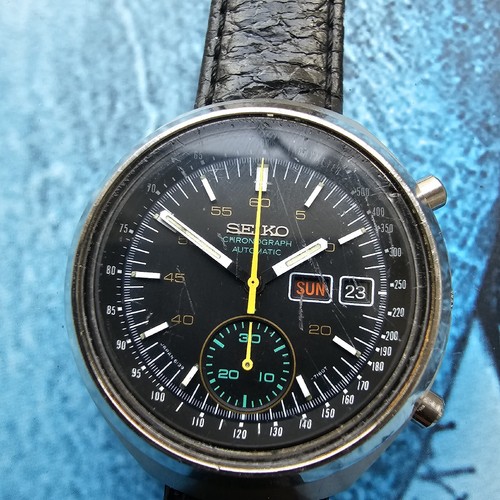 Vintage serviced seiko 6139 - vintage,
