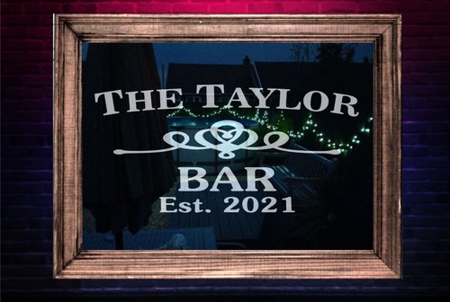 Custom etched mirror - etched, mirror/wall