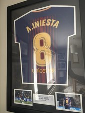 Andrés Iniesta Signed