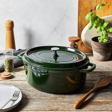 Staub 33cm Cocotte Basil Green