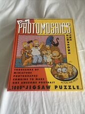 The Simpsons Family on the Couch Photomosaics 1000pc Jigsaw Puzzle