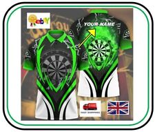 DART SHIRT PERSONALISED - WE PRINT YOUR NAME -  EXCELLENT GIFT - UK SELLER