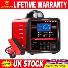 0-20A Automatic Battery Maintainer, 12V/24V Car Battery Charger Heavy Duty, UK