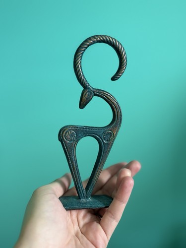 Greek geometric bronze ibex - greek,