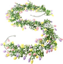 2pcs Easter Garland, 6.8ft