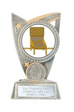 Table Skittles Award (TR7) 125mm Resin Trophy Engraved Free