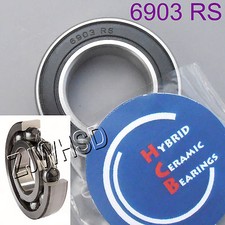 6903 2RS Si3N4 Hybrid Ceramic Ball Bearing Rubber Sealed 17 x 30 x 7mm