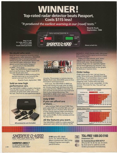 Vintage print snooper - ad,