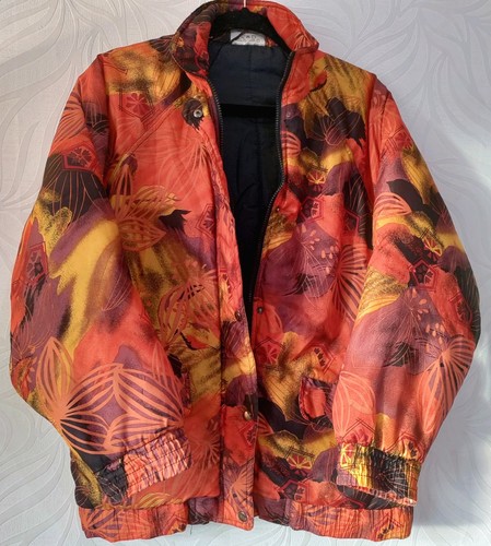 Vintage 90s abstract puffer - vintage,