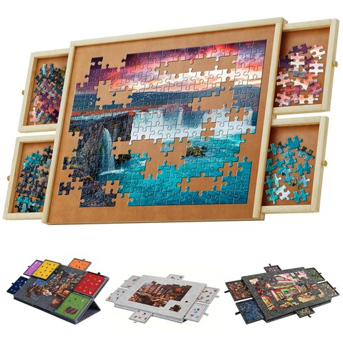 Felt jigsaw puzzle board - felt,
