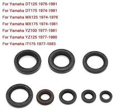 ENGINE OIL SEAL SET YAMAHA DT125 76-81, DT175 74-81, YZ100 77-81, YZ125 77-80