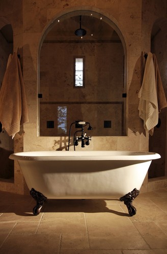 Double ended cast iron - bath, +