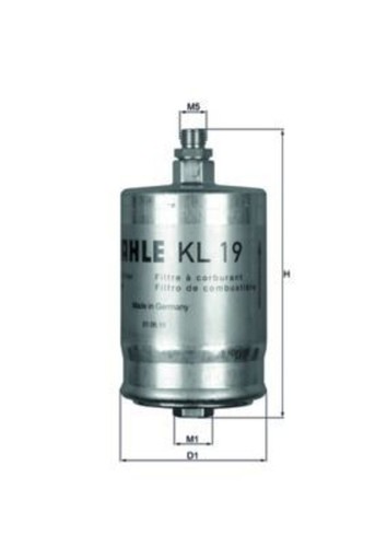 Fuel filter mahle - filter, fits
