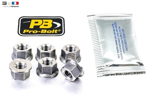 Kit crown nuts m8x1 - 6,