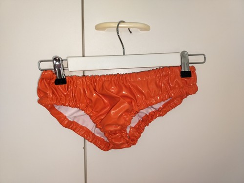 Orange pvc fetish - pvc, fetish/sissy