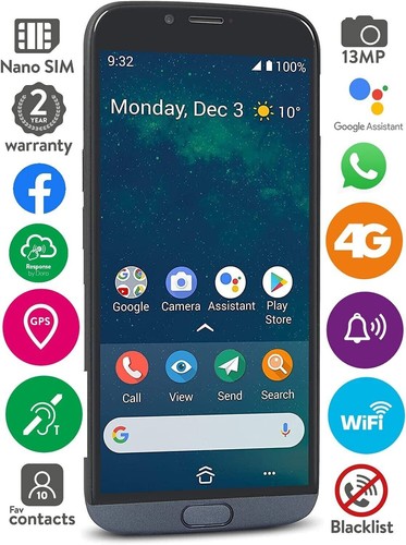 Doro 8050 black - 8050, android
