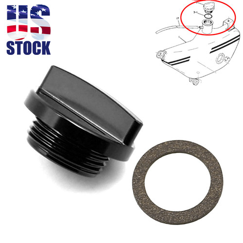 Aluminum oil tank cap set - aluminum, for