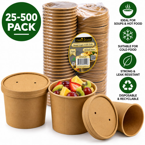 Kraft takeaway food pots with - food,