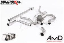 Milltek Suzuki Swift Sport 1.4 Cat Back Exhaust Non Res Polished Trims SSXSZ8