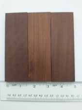 TEAK/MAHOGONY PARQUET FLOORING 3 FINGER SETS  5 in  x 1.5/8 in (12.6 cm x 4.2cm)