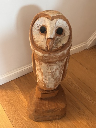 Large hand carved - carved, wooden