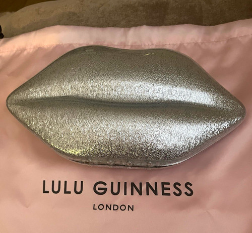 Lulu guinness silver glitter - guinness,