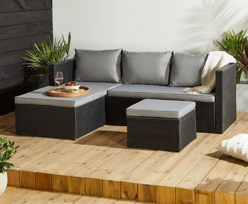Linea bali rattan corner - bali,