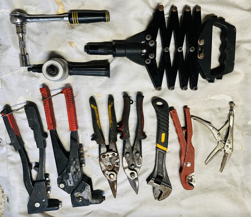 Hand tools include varioun