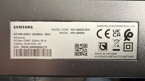 Samsung q800c 2 channel - hw-q800c,
